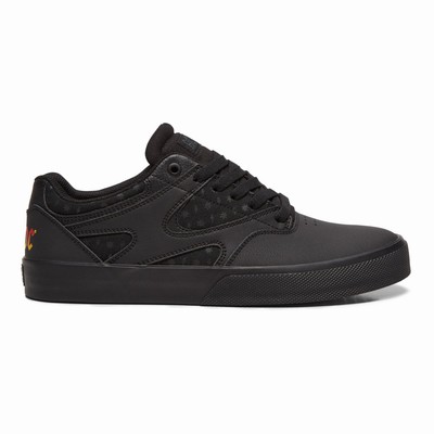 DC Kalis Vulc AC/DC Men's Black Sneakers Australia Sale RSK-596